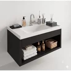 Gabinete em Mdf Para Banheiro e Lavabo Acompanha a Cuba Linha Premium 60cm