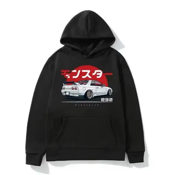 Moleton Canguru Carro GTR R32 Desenho Envio Rápido