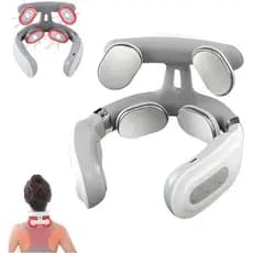 Vitality, Magic, Pro 2.0, Massageador de Pescoço, Estimulador de Nervos, Massageador Elétrico de Quatro Cabeças