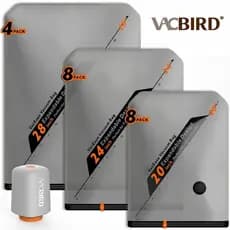 Bolsa de armazenamento VACNewX8, equipada com um conjunto de bolsa de armazenamento e bomba sem fio recarregável a vácuo