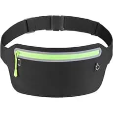 Cinto de corrida, bolsa de cintura slim-fit para corrida, bolsa de cintura esportiva à prova d'água para celular