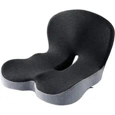 Almofada para cadeira de escritório, almofada de assento em forma de L integrada, almofada para os quadris.