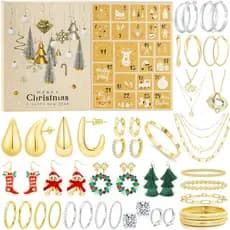 WEDDINEN Jewelry Advent Calendar 2025 for Women Adult Girls, Christmas 24 Days Countdown Calendar Xmas Box Gifts, Earrin