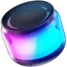 Caixas de Som Bluetooth Portáteis LENRUE com Luzes Coloridas, Som Alto, Caixa de Som Bluetooth Pequena com Pareamento Es
