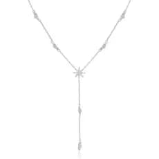 espere Colar Lariat em Forma de Y Star Drop Banhado a Ouro Rosa 14K/Ouro Branco
