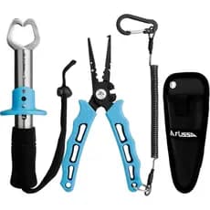 Alicate de Pesca FLISSA, Pegador de Peixes, Kit de Ferramentas de Pesca com 2 Peças Inclui Alicate de Pesca Multifuncion