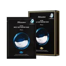 Máscara Hidratante Ativa com Ninho de Pássaro JMsolution Prime (10 Unidades) |   [3,5 Bilhões Vendidos] Máscara Facial K