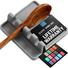 Suporte para Utensílios de Cozinha Zulay, Resistente a Altas Temperaturas, em Silicone, Livre de BPA, para Fogão, Suport