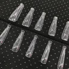 Molde F1 Bailarina Reutilizável 300 200 100 Unidades para Unhas Gel Fibra Acrílico Profissional