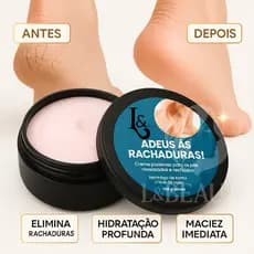 Creme Para Rachaduras nos Pés 150g Calcanhar Fissuras Ressecado Hidratação Intensiva Reparador