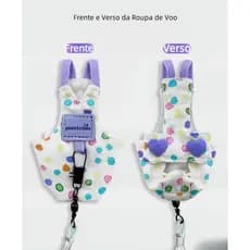 Coleira para passeio de papagaio, ferramenta útil Anti-perda, suprimentos para animais de estimação, pássaro, traje de v