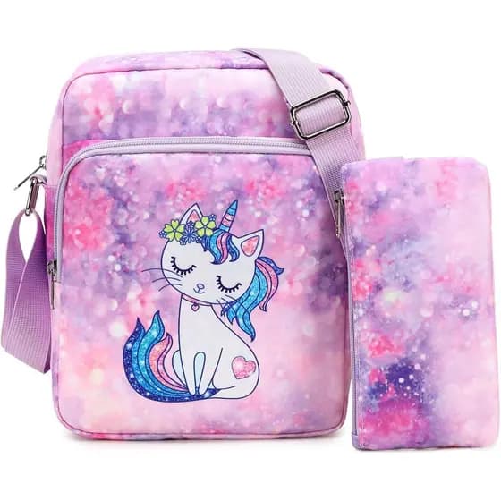 Bolsa Transversal JIANYA, Conjunto de Bolsas Pequenas e Carteira, Bolsa Mensageiro Transversal