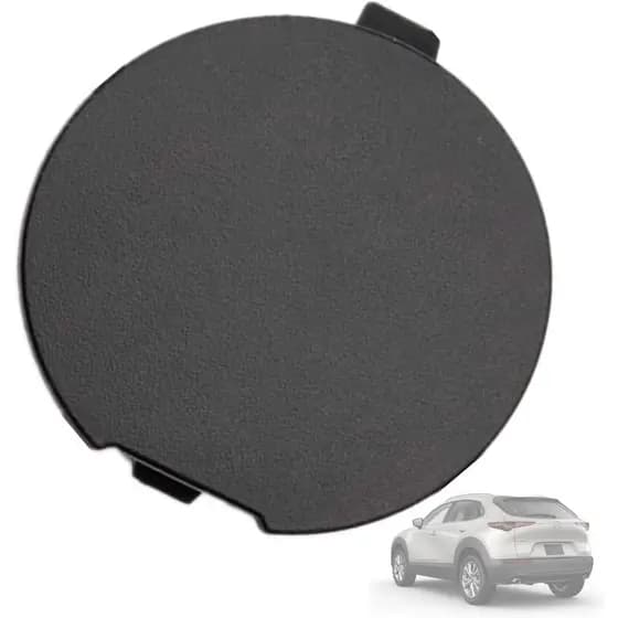 Tampa do Olhal de Reboque do Para-choque Traseiro Compatível com Mazda CX-30 2020-2023, Textura Preta, Substitui DGH9-50