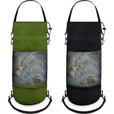 2 Pacotes de Acessórios Portáteis para Barco, Sacos de Lixo em Malha, Lixeira, Recipiente de Lixo para Barco, Caiaque, T