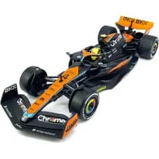 Carro de Brinquedo Modelo F1 McLaren MCL60 em Escala 1:24, Veículo de Brinquedo em Metal Fundido, Equipe de Fórmula 1, G