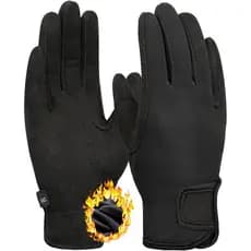 Luvas de Equitação para Crianças ChinFun, Luvas de Montaria para Meninas e Meninos com Forro Térmico, Luvas Quentes para