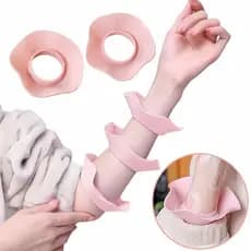 Pulseiras para lavar o rosto, de silicone, à prova d'água, proteção contra respingos, secagem rápida, macias