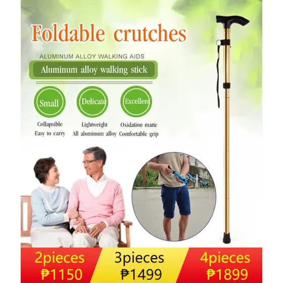 [Durável e Antiderrapante] Bastão de Trekking Dobrável Compacto e Durável/Para Trilhas e Caminhadas