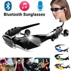 Óculos de Sol Multifuncionais Polarizados com Fones de Ouvido Bluetooth Estéreo e Microfone, Óculos de Sol Esportivos