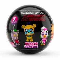 Chaveiro Five Nights at Freddys Original Rubber Hangers Colecionavel Security Breach 1 Unidade