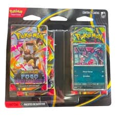 Pacote de Booster Jogo de Cartas Pokemon 25 Cartas