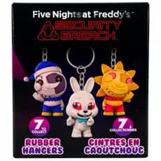 Chaveiro FNAF Original Colecionável Security Breach Rubber Hangers 1 Unidade