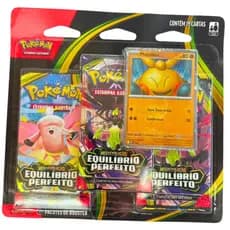 Pacote de Boosters Pokemon Jogo de Cartas 19 Cartas