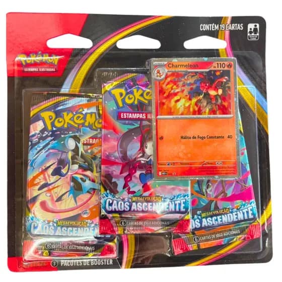 Jogo de Cartas Pokemon Pacote de Booster 19 Cartas