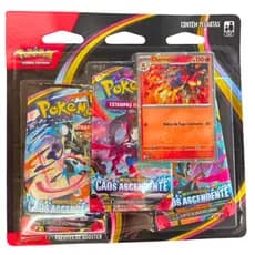 Jogo de Cartas Pokemon Pacote de Booster 19 Cartas