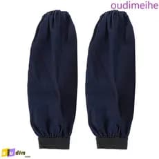 OUDIMEIHE Manga Jeans Protetora Resistente Ao Corte Proteção Térmica Azul Soldador Oversleeve