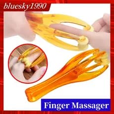 Massageador de Dedos com Rolo de Borracha, Ferramenta Manual para Alívio do Estresse e Circulação Sanguínea