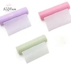 Sabonete de Mão Portátil de Lavanda 9cm, Sabonete em Papel de Fácil Espuma, Descartável 1,2m