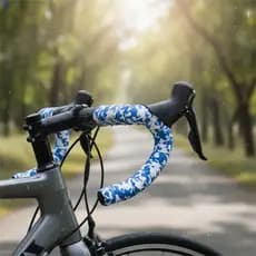 Fita Para Guidão De Bicicleta , À Prova De Choque , Antiderrapante , Esponja De Borracha De Alta Densidade Bicicletas De