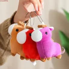 Chaveiro de Pelúcia de Cavalo de Desenho Animado Junyue, Boneco de Mascote de Cavalo de Pelúcia VFAA