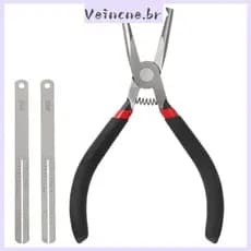 VEI Extrator Traste Guitarra Mandíbula Angular 6 Polegadas 2 Espaçadores Proteção