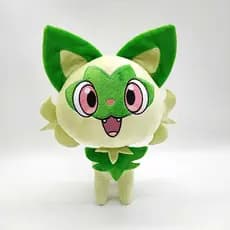 Boneca De Pelúcia De 25 Polegadas De Animação De Filme Japonês Gato genie pocket monster Sperigatito Raposa Verde Fuecoc