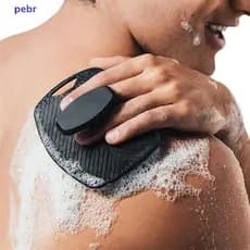 [pebr] 1Pcs Escova De Corpo De Banho De Silicone Para Esfoliação Suave [feng]