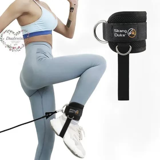 Pedal de Pé Dualswish Fivela de Tornozelo Treinamento de Força de Perna Gantry Fivela de Tornozelo Ajustável Fitness e P