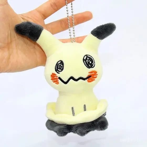 1Pcs 12cm Takara Tomy Pokemon Anime Cute Mimikyu Chaveiro Mimiqui Brinquedos De Pelúcia Bonecos De Jogo De Animais Prese