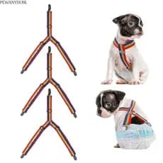 PEWANYDI Alça Anti-Queda Com Suspensório Para Cães , Clipe Elástico Ajustável Calças Fisiológicas Animais De Estimação ,