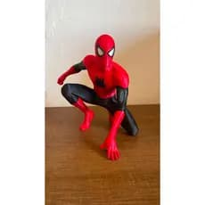Boneco Homem-Aranha Realista Agachado Decoração Geek Colecionável Marvel Display