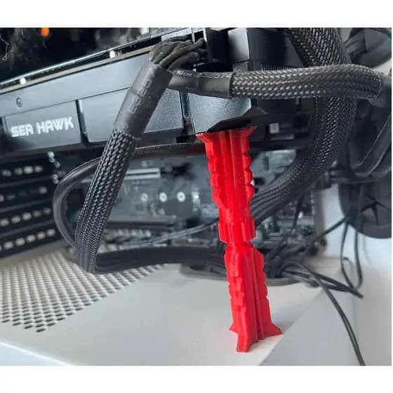 Suporte para placa de video GPU Ajustável - Suporte para Placa de Vídeo GPU Ajustável Universal Anti Queda Bracket VGA A