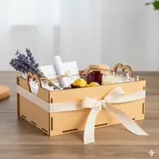 5 Caixas Mdf C/ Alça Coração Vazado Lembrancinha Decoração