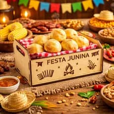 Jogo 6 Caixas MDF Festa Junina Para Doces Decoração Mesa Temática Arraial Lembranças Criativas M38