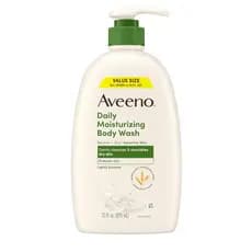 Aveeno Gel de Banho Hidratante Diário para Pele Seca e Sensível com Prebiótico de Aveia, Limpa e Nutre Suavemente a Pele