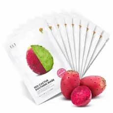 ELTRedCactutractSheetMask10Pack(5,000ppm)-Máscara Facial Coreana Hidratante e Preenchedora com Ácido Hialurônico - Cuida