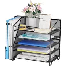 Organizadores e acessórios de mesa de escritório simples e elegantes, organizador de arquivos de mesa de escritório de c