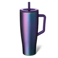 Copo Térmico BrüMate Era de 40 oz com Alça e Canudo |   Garrafa Térmica 100% à Prova de Vazamentos com Tampa e Canudo Fl