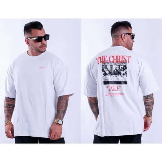 Camiseta Oversized Masculina Streetwear Premium Estampada