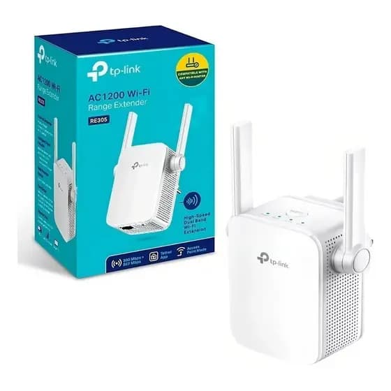 Repetidor de Sinal Wi-fi V1 Ac1200 - Re305 Cor Branco Tp-link.